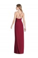 Pleated Skirt Chiffon Evening Dress / Bridesmaid Maxi Dress with Pockets
