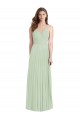Ruffled Strap Cutout Wrap Chiffon Evening Dress / Maxi Dress