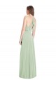 Ruffled Strap Cutout Wrap Chiffon Evening Dress / Maxi Dress