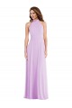 High Neck Halter Backless Evening Dress / Bridesmaid Maxi Dress