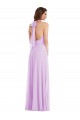 High Neck Halter Backless Evening Dress / Bridesmaid Maxi Dress