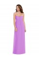 Empire Waist Twist Shirred Strapless Maxi Dress
