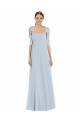 Tie Shoulder Empire Waist Bridesmaid Dress / Maxi Dress