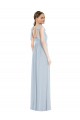 Tie Shoulder Empire Waist Bridesmaid Dress / Maxi Dress