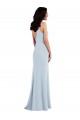 V Back Spaghetti Strap Evening Dress / Maxi Dress with Pockets