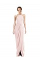 Halter Draped Tulip Skirt Evening Dress / Maxi Dress